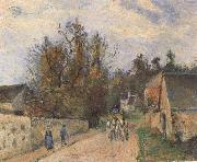 Camille Pissarro The Mailcoach The Road from Ennery to the Hermitage oil painting picture wholesale